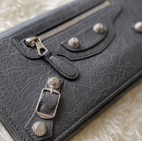 Balenciaga Classic Grey City Wallet - Picture 7 of 8